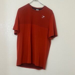 Gymshark Red Short Sleeve Tee